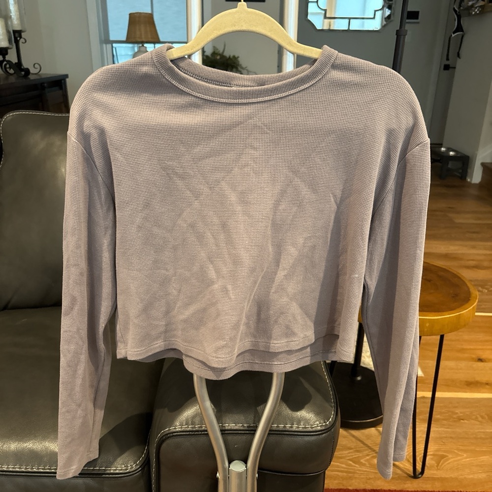 Sunday Best Lavender Crop Top